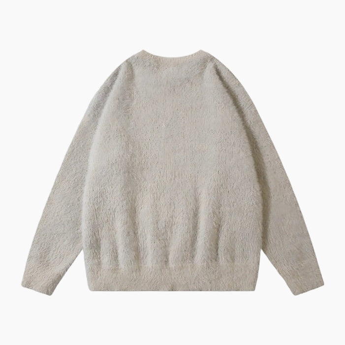 'Tribal' Knitted Sweater - Black