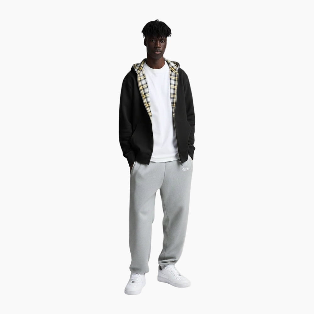 Checkered Inside Out Zipper - Red