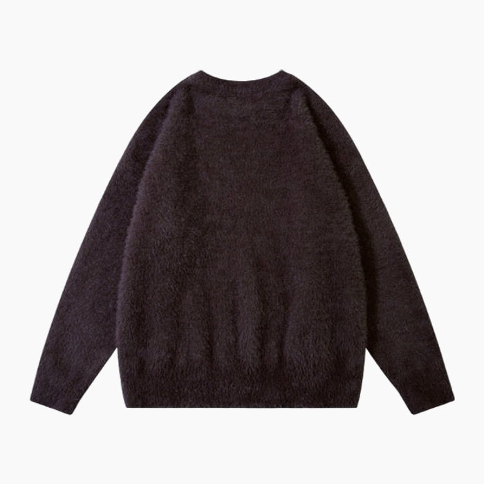 'Tribal' Knitted Sweater - Apricot