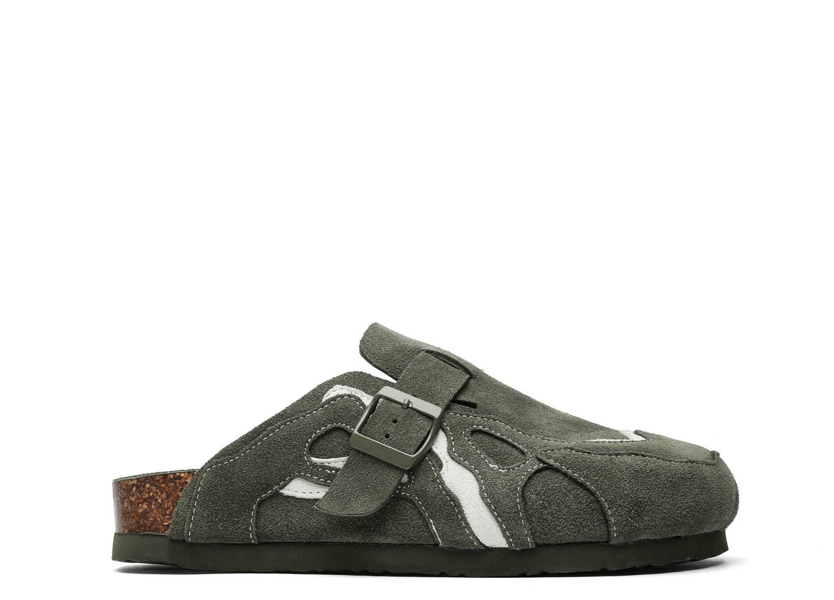 Flame Suede Clog