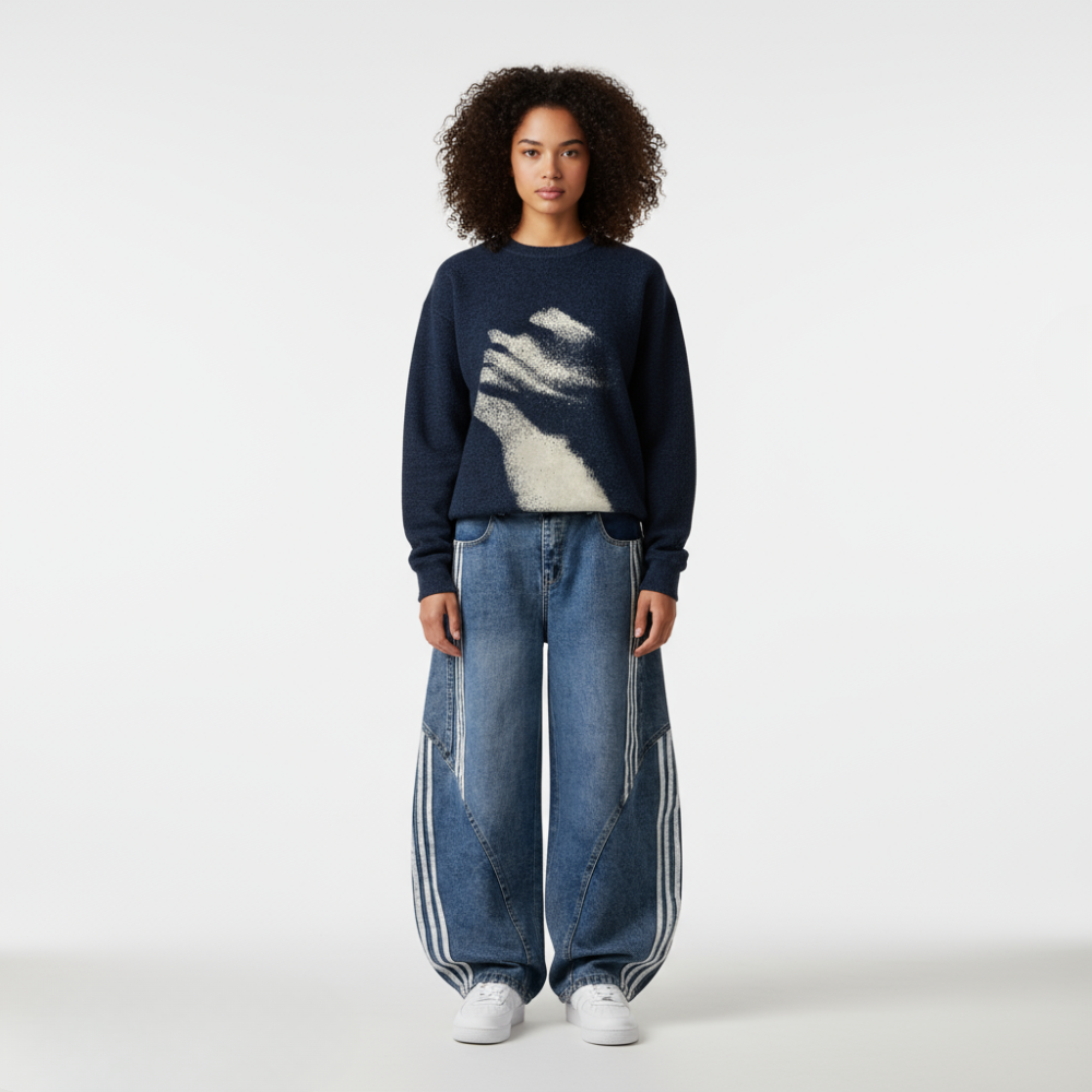 'Distorted' Knit
