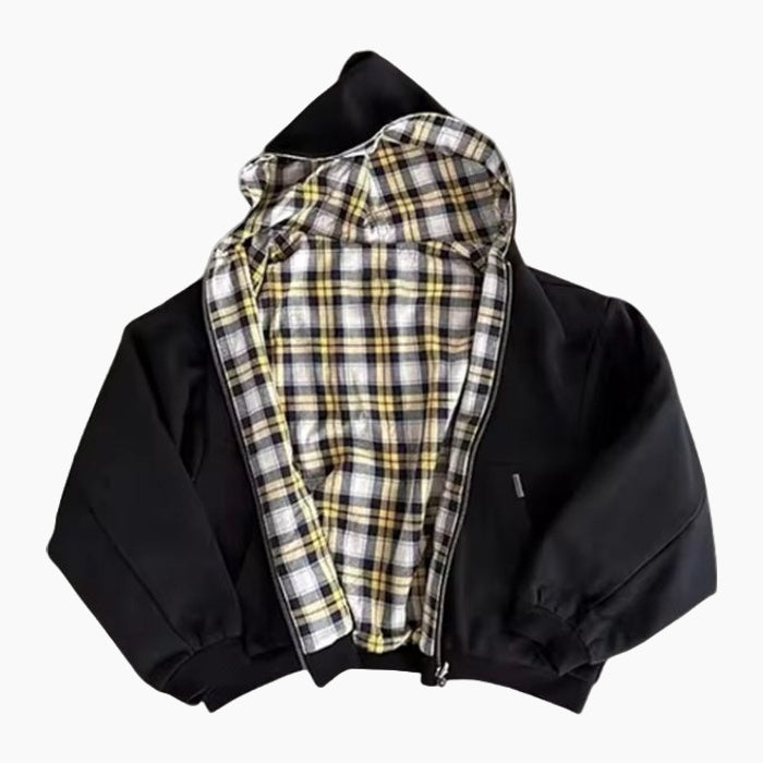 Checkered Inside Out Zipper