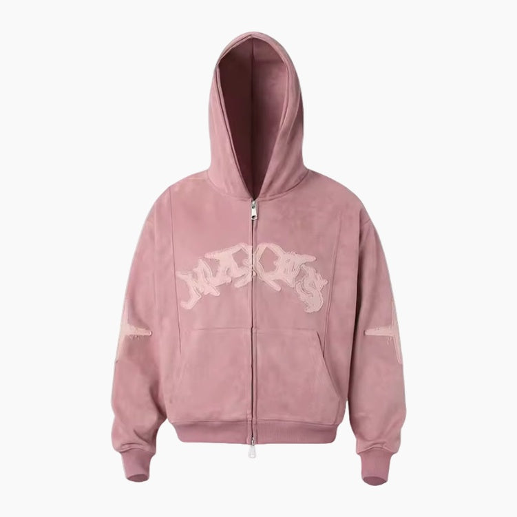 Zip Hoodie Y2K - Pink
